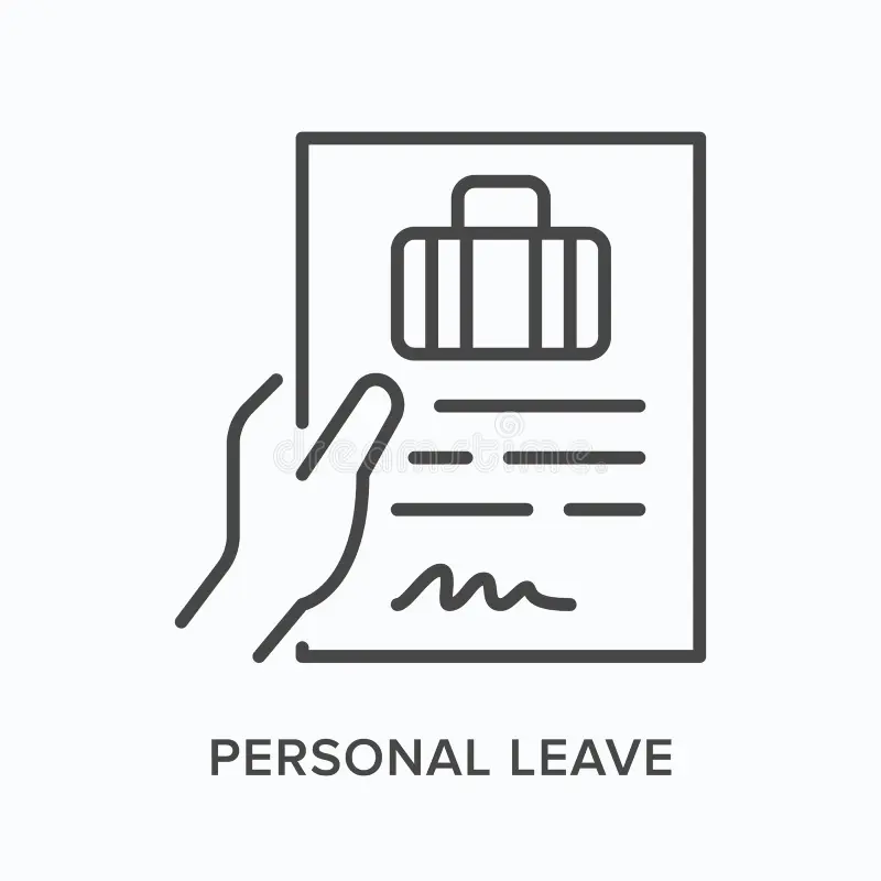 personal-leave-flat-line-icon-vector-outline-illustration-paper-blank-hand-black-thin-linear-pictogram-vacation-request-217774073